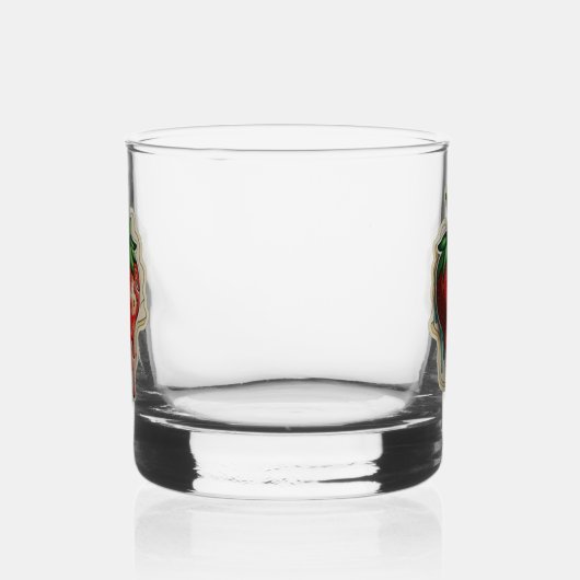 Erdbeerglas Whiskyglas (Links)