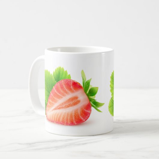 Erdbeerhalle Kaffeetasse (Vorderseite Links)