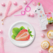 Erdbeerhalle Pappteller (Party)