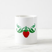 Erdbeerherz Kaffeetasse (Mittel)