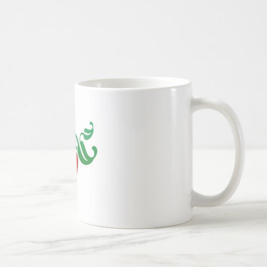 Erdbeerherz Kaffeetasse (Rechts)