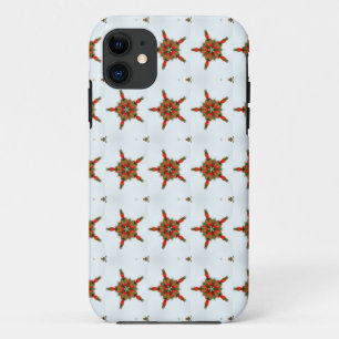 Erdbeerherzmustergehäuse iPhone 11 Hülle