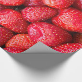 Erdbeerhintergrund Geschenkpapier (Ecke)