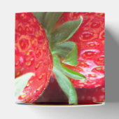 Erdbeerhintergrund Geschenkschachtel (Oben)