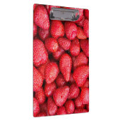 Erdbeerhintergrund Klemmbrett (Rechts)