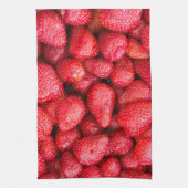 Erdbeerhintergrund Küchentuch (Vertikal)