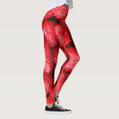 Erdbeerhintergrund Leggings (Rechts)