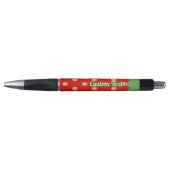 Erdbeerhintergrundmuster Tinte Pen Kugelschreiber (Vorderseite)