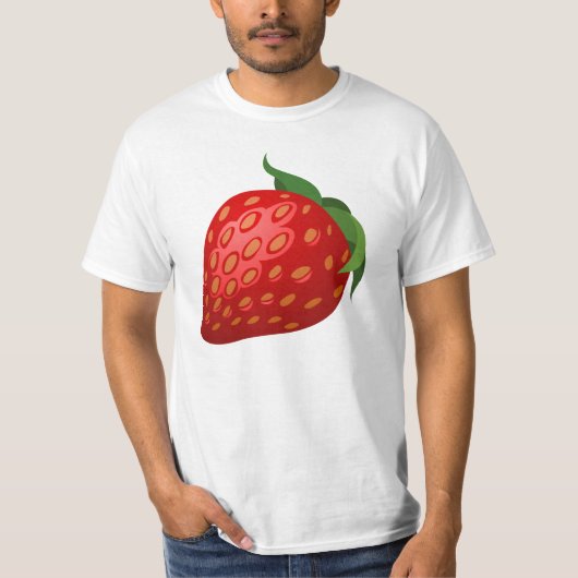 Erdbeerillustration T-Shirt (Vorderseite)