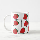 Erdbeerk Chevron Streifen Kaffeetasse (Links)
