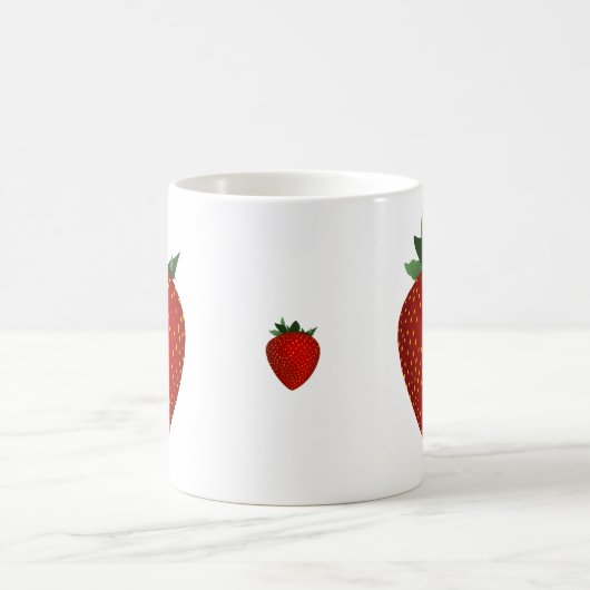 Erdbeerkaffee-Tasse Kaffeetasse (Mittel)