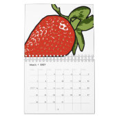 Erdbeerkalender Kalender (Mär 2027)