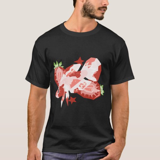 Erdbeerkampffisch T-Shirt (Vorderseite)