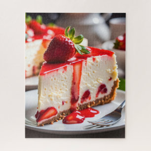 Erdbeerkäsekuchen Puzzle