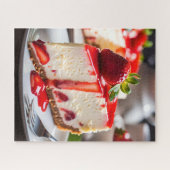 Erdbeerkäsekuchen Puzzle (Horizontal)