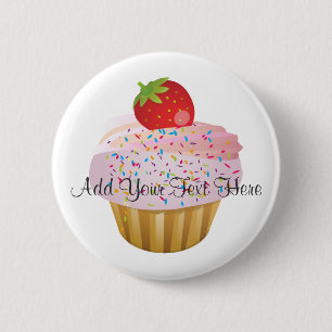 Erdbeerkleiner kuchen button
