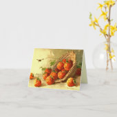 Erdbeerkorb Catherine Klein.  ANMERKUNGS-KARTE - Karte (Gelbe Blume)