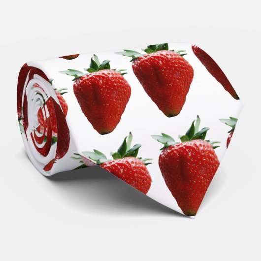 ErdbeerKrawatte Krawatte (Gerollt)