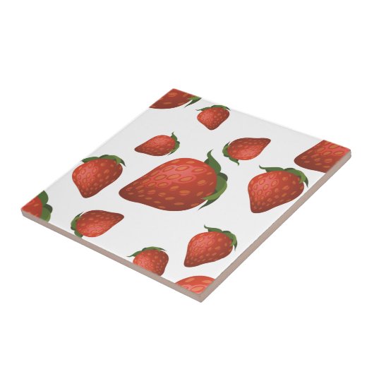 Erdbeerküche Fliese (Seite)