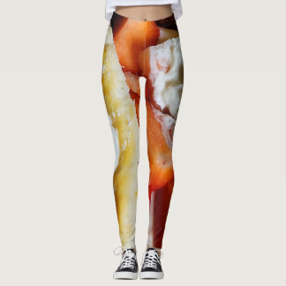 Erdbeerkuchen bekommt ein Workout Leggings
