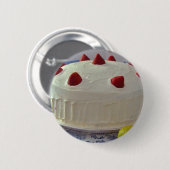 Erdbeerkuchen Button (Vorne & Hinten)