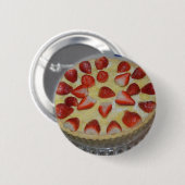 Erdbeerkuchen Button (Vorne & Hinten)