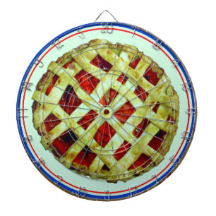 Erdbeerkuchen Dartscheibe