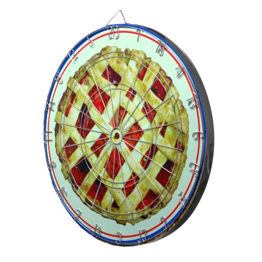 Erdbeerkuchen Dartscheibe (Vorderseite rechts)