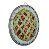 Erdbeerkuchen Dartscheibe (Vorderseite Links)