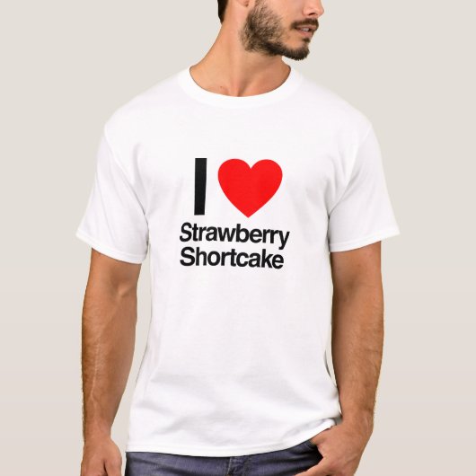 Erdbeerkuchen der Liebe T-Shirt (Vorderseite)