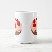 Erdbeerkuchen Kaffeetasse (Mittel)