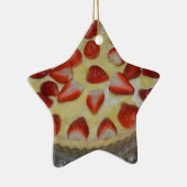Erdbeerkuchen Keramik Ornament (Rechts)