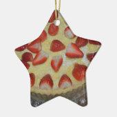 Erdbeerkuchen Keramik Ornament (Links)
