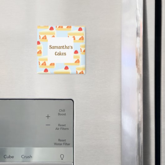 Erdbeerkuchen Magnet (In Situ (Kühlschrank))