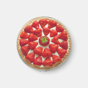 Erdbeerkuchen-Magnet Magnet
