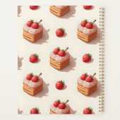 Erdbeerkuchen-Musterplaner Planer (Rückseite)