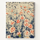 Erdbeerkuchen, Rezeptbuch Notizblock (Rückseite)