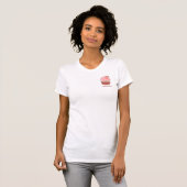 Erdbeerkuchen-Shirt T-Shirt (Vorne ganz)