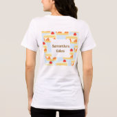 Erdbeerkuchen Tri-Blend Shirt (Rückseite)