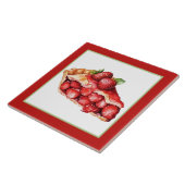 Erdbeerkuchen-Zuhause für Bäckerei Fliese (Seite)