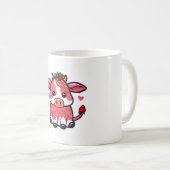 Erdbeerkuh kaffeetasse (VorderseiteRechts)