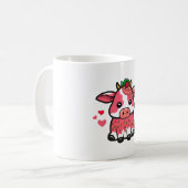 Erdbeerkuh kaffeetasse (Vorderseite Links)