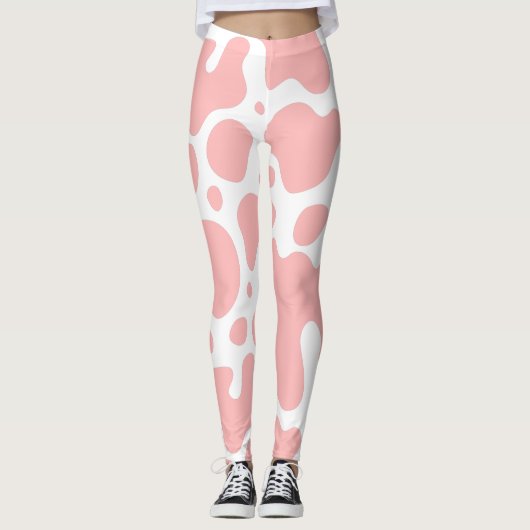 Erdbeerkuh Leggings (Vorderseite)