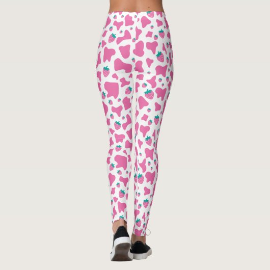 Erdbeerkuh Leggings (Rückseite)