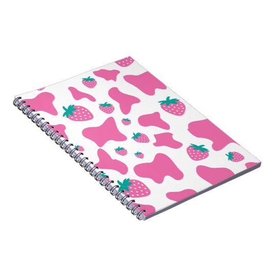 Erdbeerkuh Notizblock (Rechte Seite)
