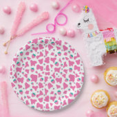 Erdbeerkuh Pappteller (Party)