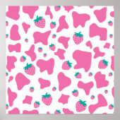 Erdbeerkuh Poster (Vorne)