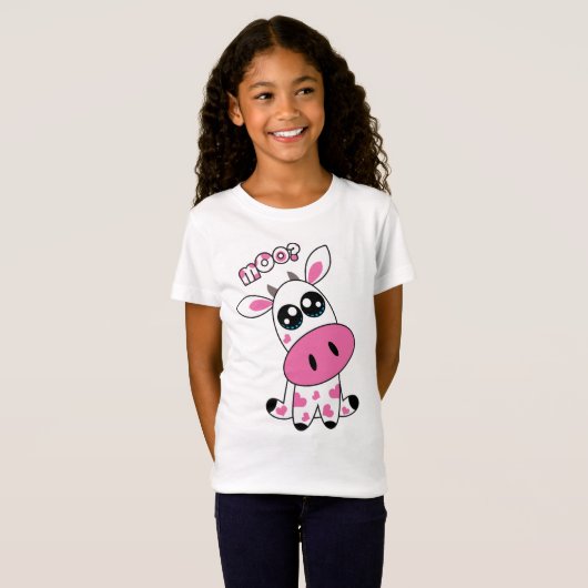 Erdbeerkühe - Moo? T-Shirt (Vorne ganz)