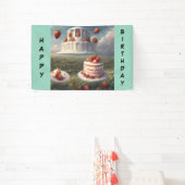 Erdbeerkurzgebäck-Happy-Birthday- Banner (InSitu)