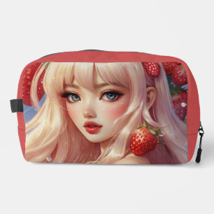 Erdbeerkutte Druck Nähtasche Waschbeutel